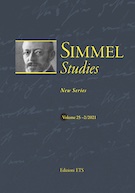 					View Vol. 25 No. 2 (2021): Simmel and Love
				